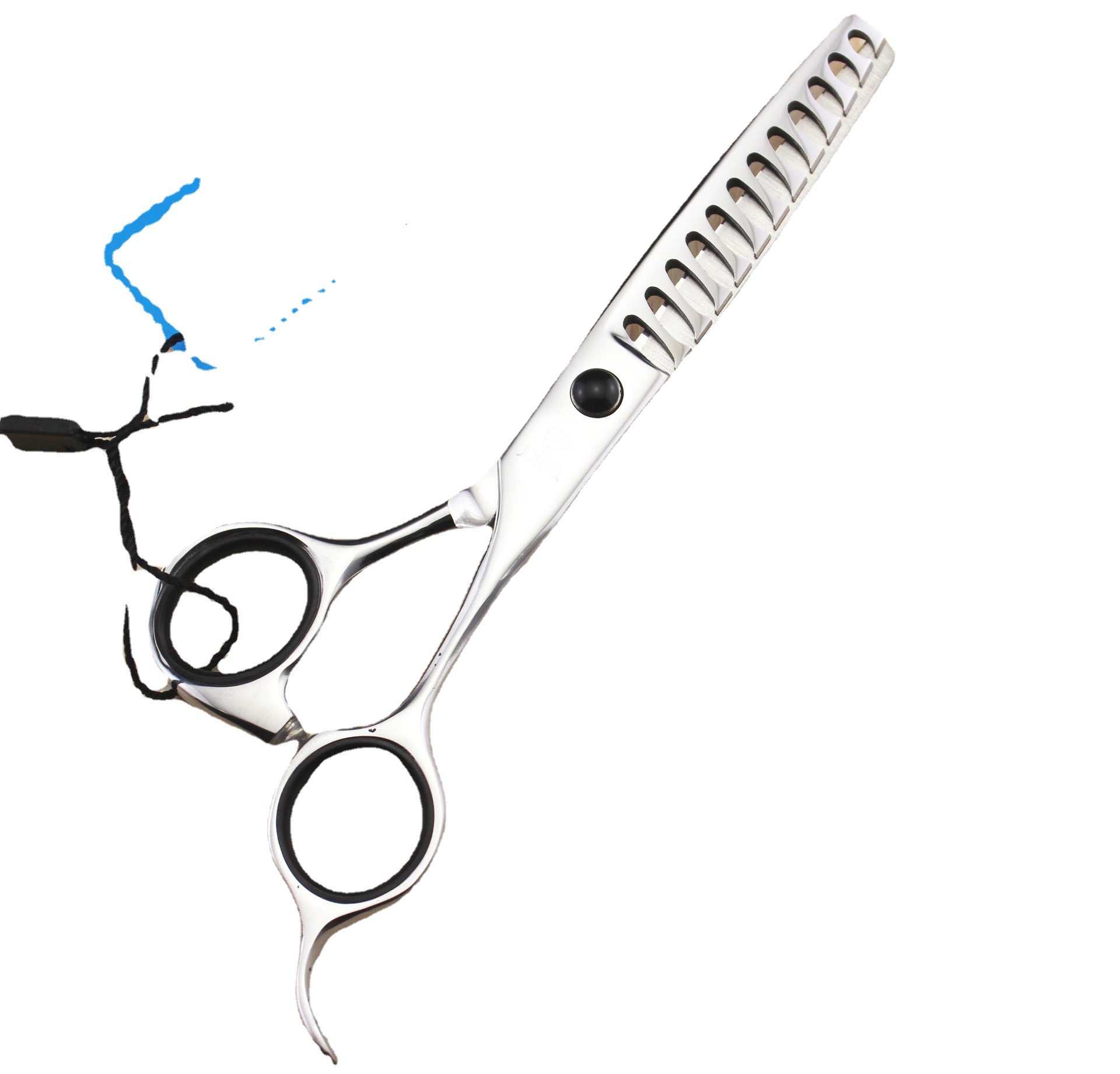 6.0寸鱼骨剪 12齿 美发剪 牙剪  打薄剪