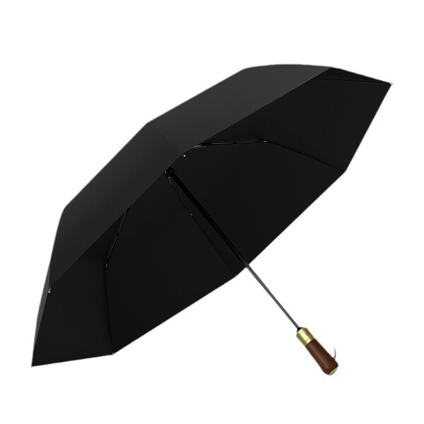 Automatic elite umbrella with umbrella holder from natural wood…