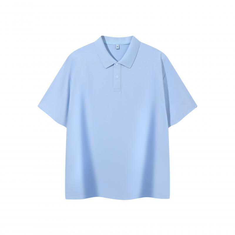 Polo personalizado solapa de manga corta ropa de trabajo impresión logotipo palabra camisa publicitaria camisa cultural bordado ropa de grupo T personalizado