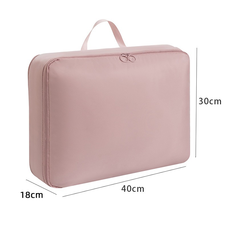 Abajo chaqueta bolsa de almacenamiento de poliéster comprimido bolsa de almacenamiento portátil ropa edredón movimiento organización bolsa de almacenamiento