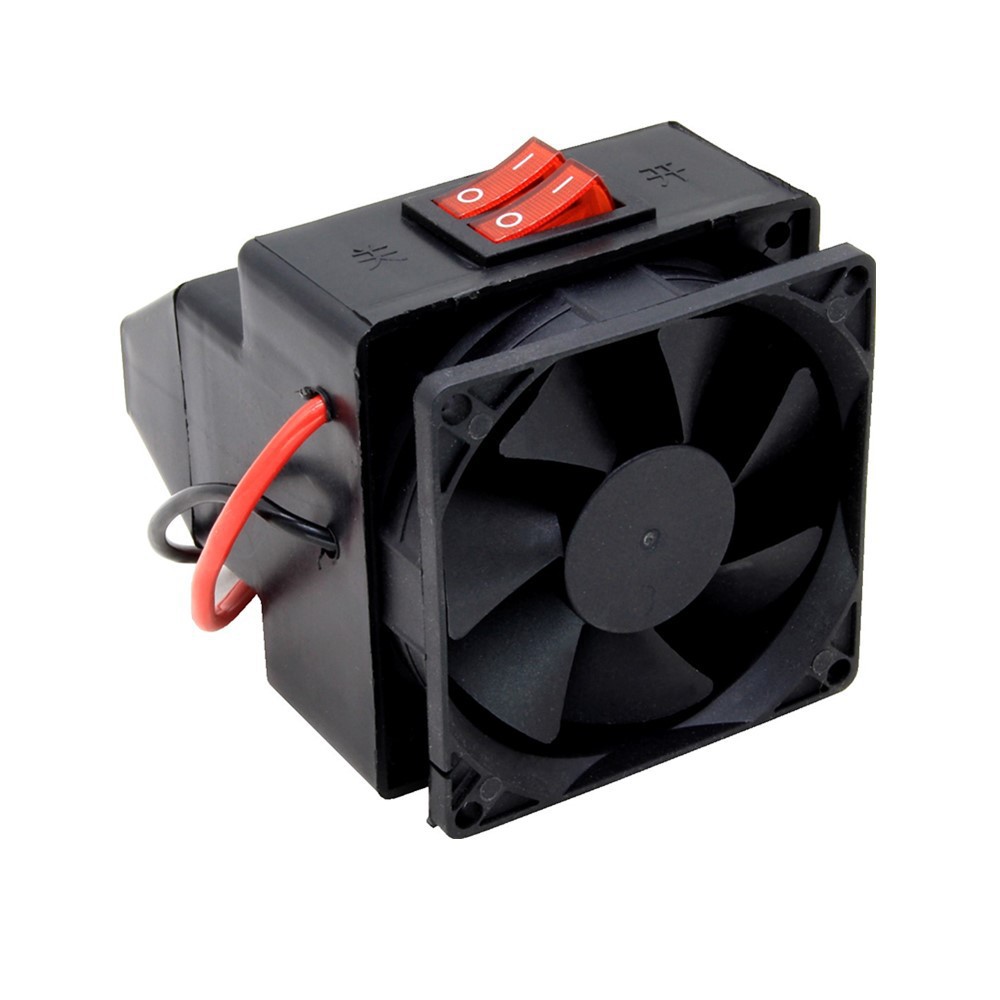 Calentador de coche de aire caliente que sopla calentador eléctrico locomotora desempañador calentador de coche secador de pelo