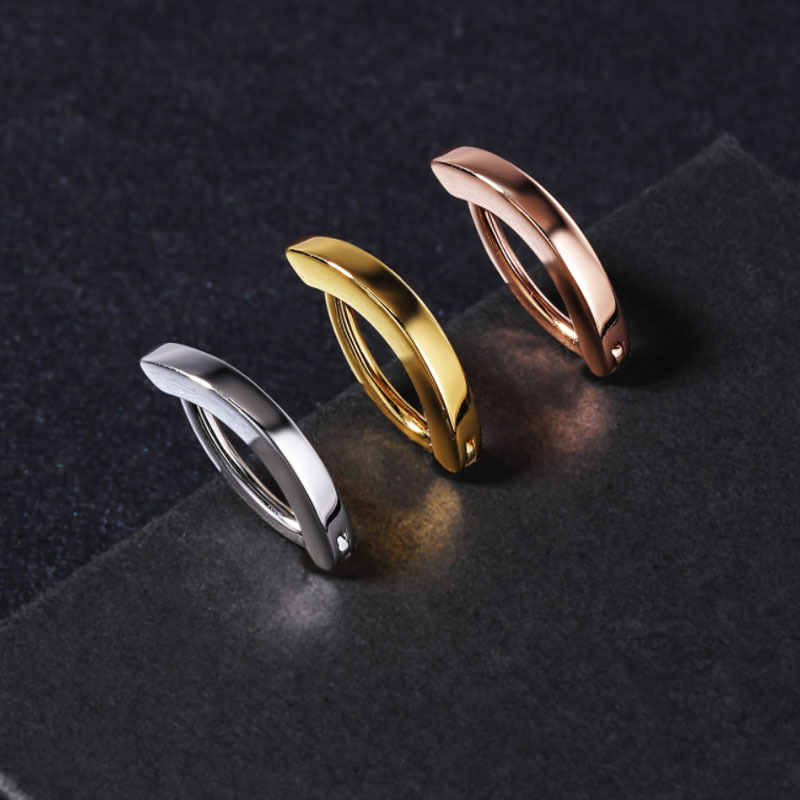 Simple Stainless Steel Rose Gold Belly Button Ring for Unisex Navel Piercing Jewelry Wholesale detail image 6