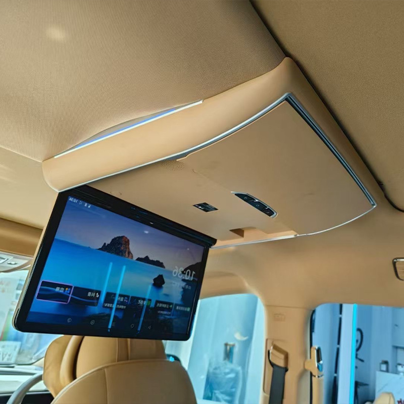for Denza D9 – Denza Car TV - 464g-golden-brown-4g-tv-electricvoicetouch