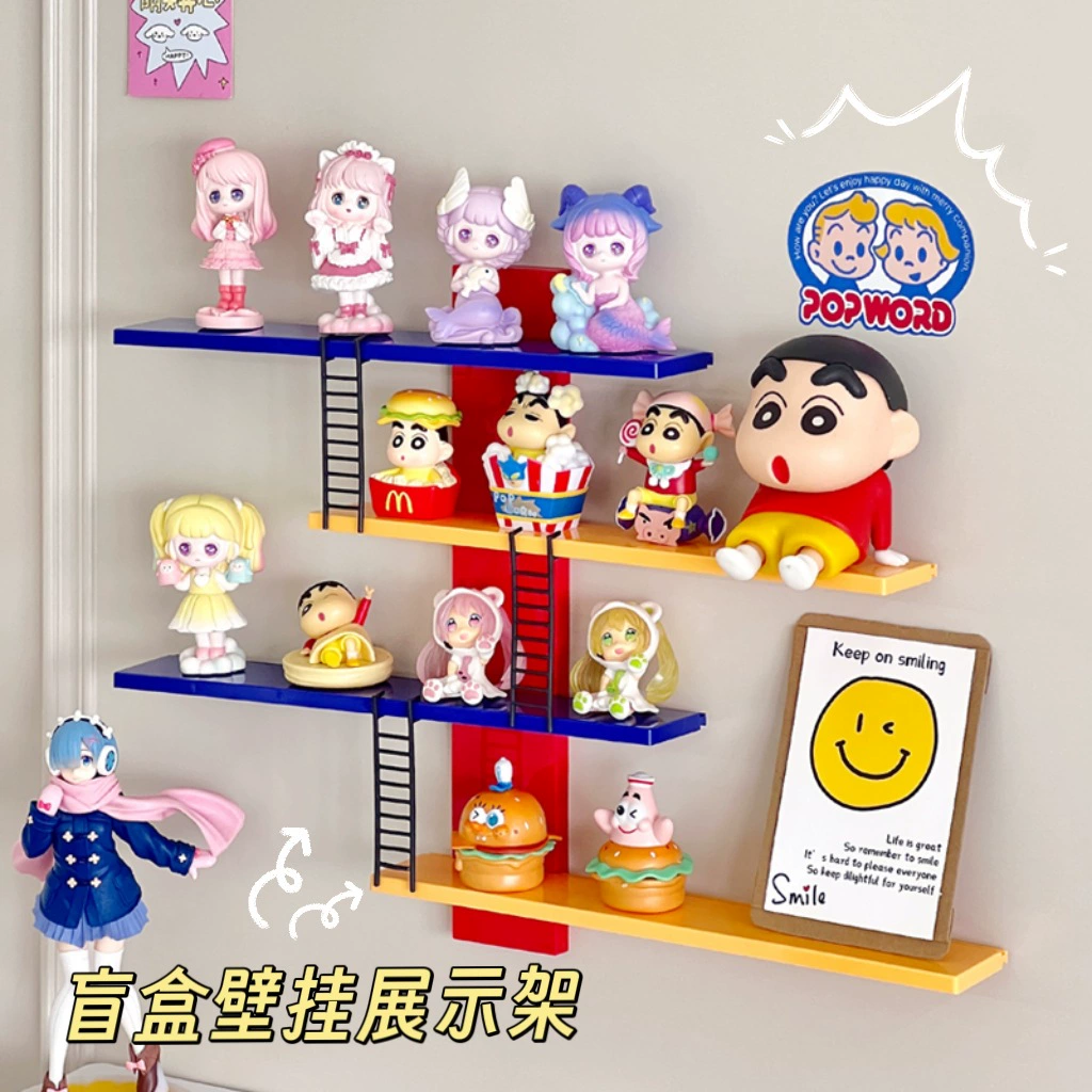 Трансграничная настенная подвеска без перфорации Кукла ручная стойка для хранения стены дофамина подставка для дисплея слепой коробки