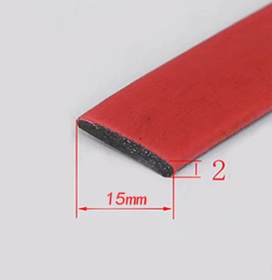 Fire-Proof and Flame-Retardant Sealing Strip Expands Avtomobil səs izolyasiya zolaqları - fireproof-expansion-red-152-without-adhesiveprice-10m