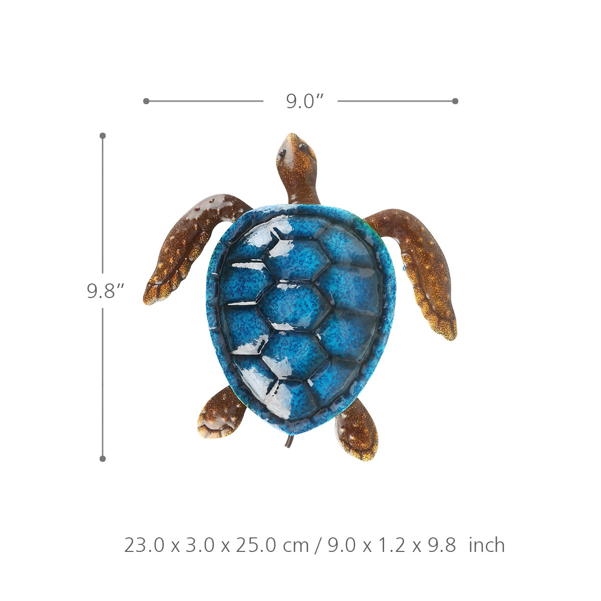 Decoraciones de Pared con Forma de Tortuga Coloridas con Temática Animal, Decoración Interior Creativa, Arte de Pared, Arte en Hierro, Estilo Pastoral, Gran Venta Transfronteriza.