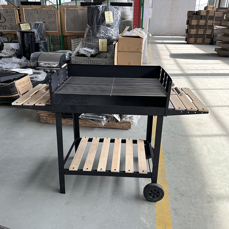 Multi-funcional del hogar patio engrosada Barbacoa Parrilla de carbón al aire libre horno portátil puesto para acampar
