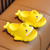 Children's summer slippers for boys, cute shark indoor for bath, slide, suitable for teen