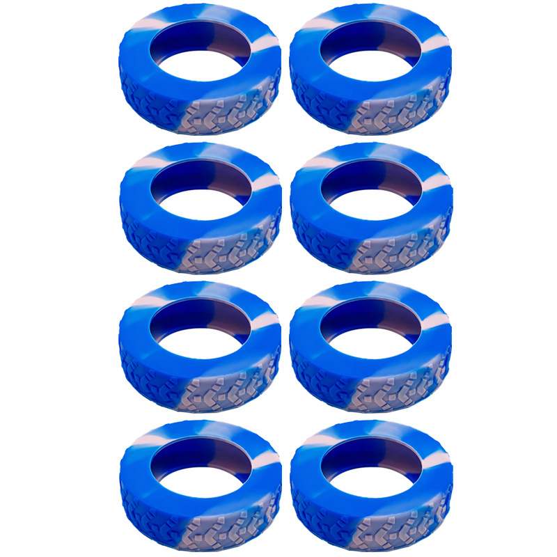 2 세대 휠 세트 대형 도파민 블루와 핑크 8 팩