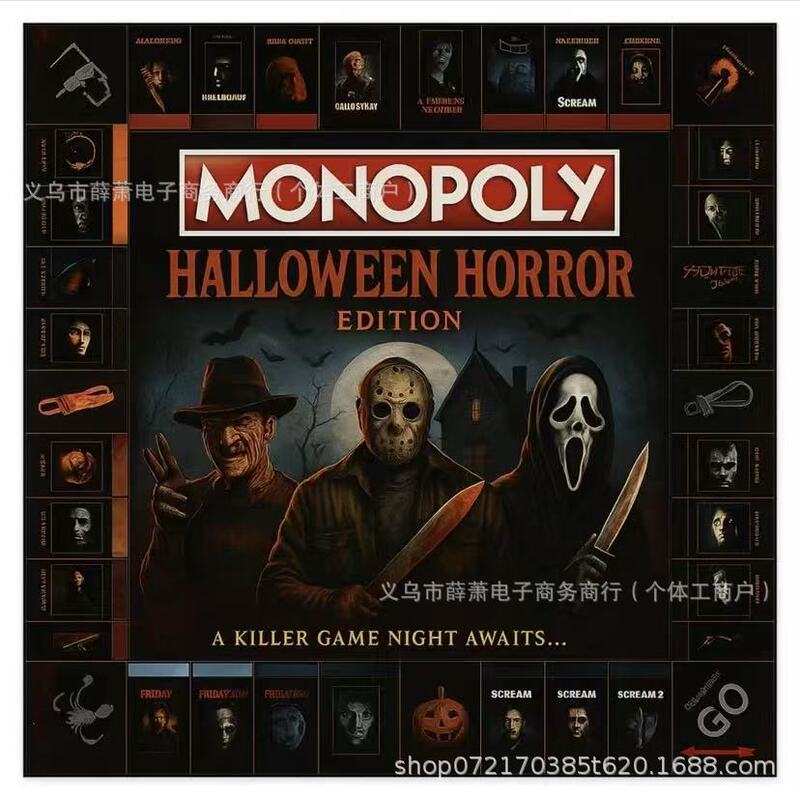 跨境新品 Horror Icons – Slashers Edition 万圣节大富翁|undefined