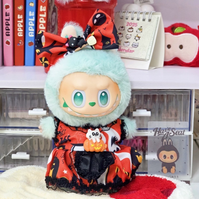 仅衣服适用于拉布布娃衣一二三代labubu挂件公仔可穿新品娃衣套装|undefined
