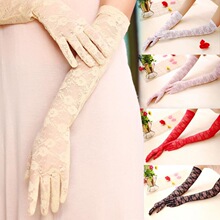 Q 48261 Long Lace Gloves Women ��˿�������� �羳ŷ��