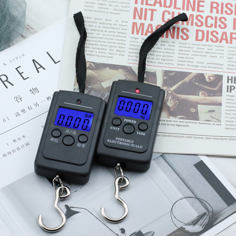 家用电子秤高精度手提秤精准便携式电子手提称食物克数秤迷你克秤|ru