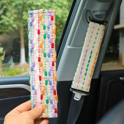 Protective Cover Anti-Stranglehold Car Interior — Seat belt shoulder pad