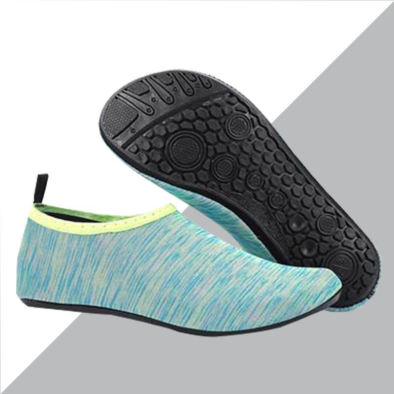 색상 라인 녹색 고무 밑창