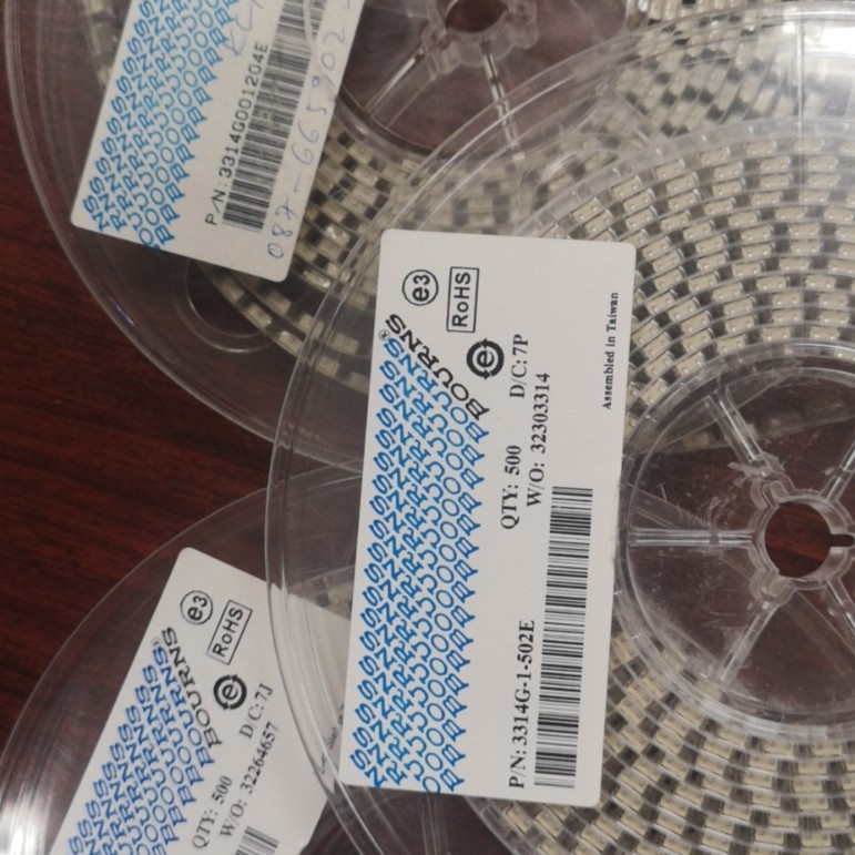 进口BOURNS单圈电位器 3314G-1-502E 精密可调电阻