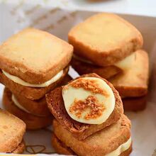 好吃迷糊了！黄油牛轧奶酥 零食牛扎夹心饼干 手工饼干网红食品