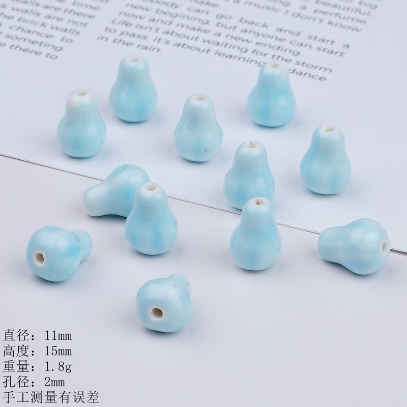 景德镇陶瓷散珠diy多巴胺清新水果手工饰品配件串珠手串项链材料|undefined