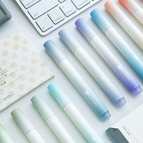 Fluorescent pens Morandi marking pens macaron pens multi-color fluorescent colored pens colored pens highlighters