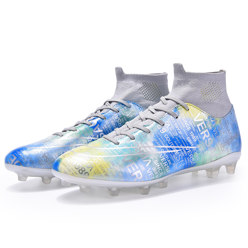2022 transfronteriza nuevos zapatos de fútbol FGTF de los hombres Transpirable Alto-top largo y corto zapatos de fútbol de uñas moda Comercio Exterior más tamaño 45