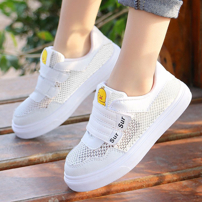 Children's shoes small white shoes child...