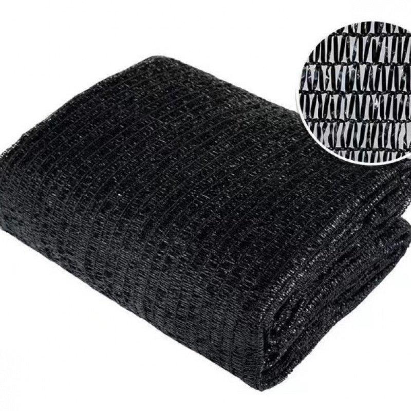 3针黑色防尘遮阳网 防晒网 遮阳网 盖煤盖沙覆盖网4*6M俊羟扁丝网