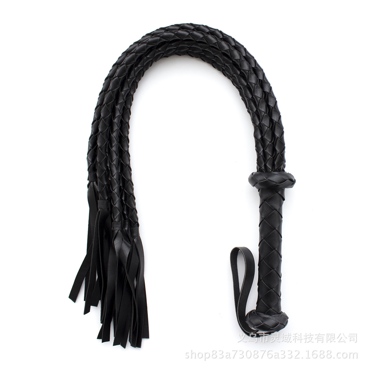 Suministro directo de fábrica para adultos SM sexy látigo de serpiente látigo de cuero tejido de 8 hilos látigo suelto látigo de juguete alternativo image 7