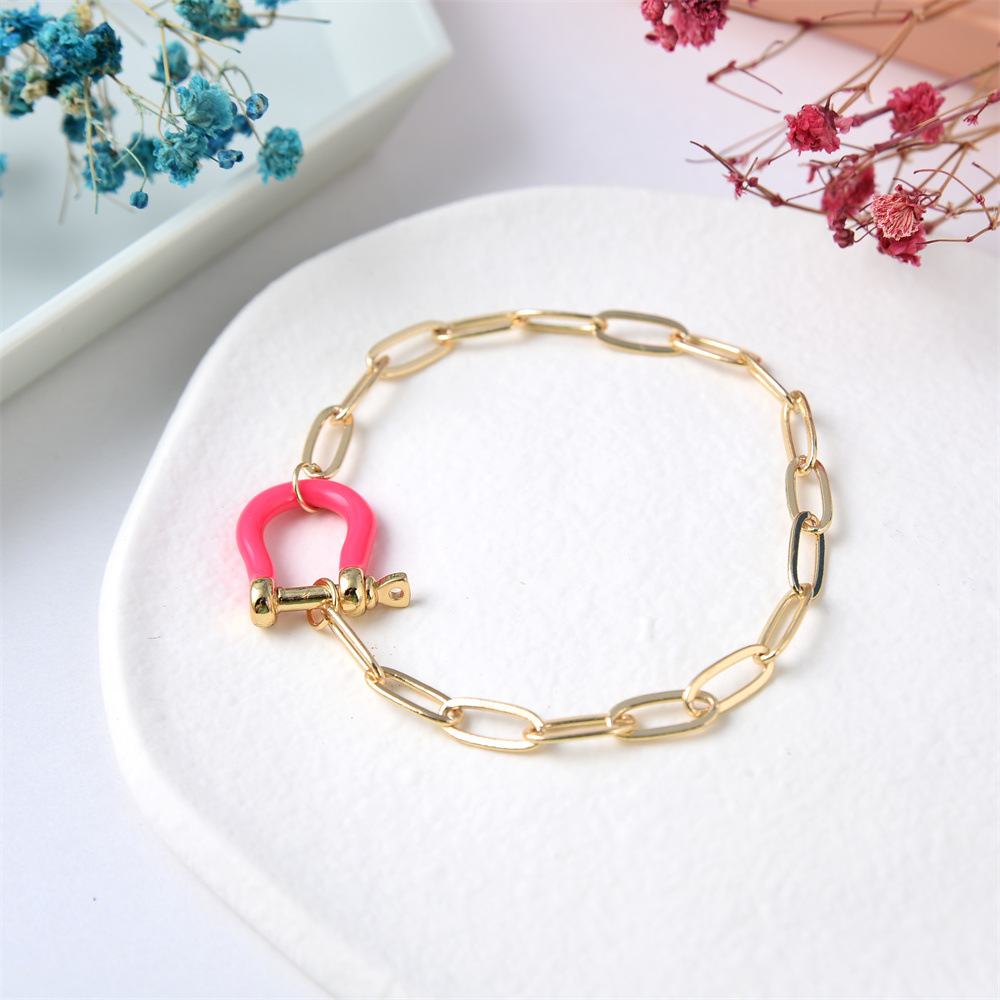 Pearl Material 1 Piece 1 Set Casual Geometric Pearl Knitting Women's Bracelets