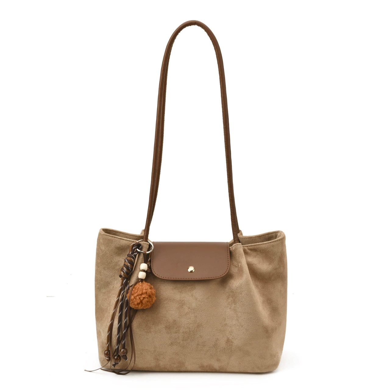 Capacious retro shoulder bag, underarm bag