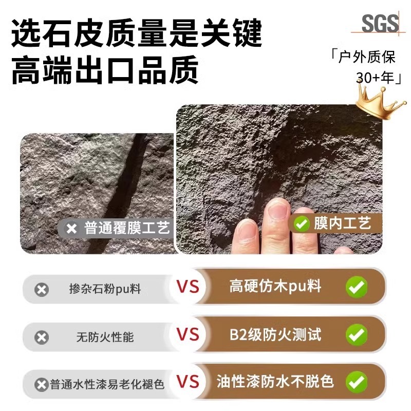 pu 石皮キノコ石 pu 模造石装飾パネル文化石背景壁装飾パネル外壁模造石レンガ壁パネル|undefined