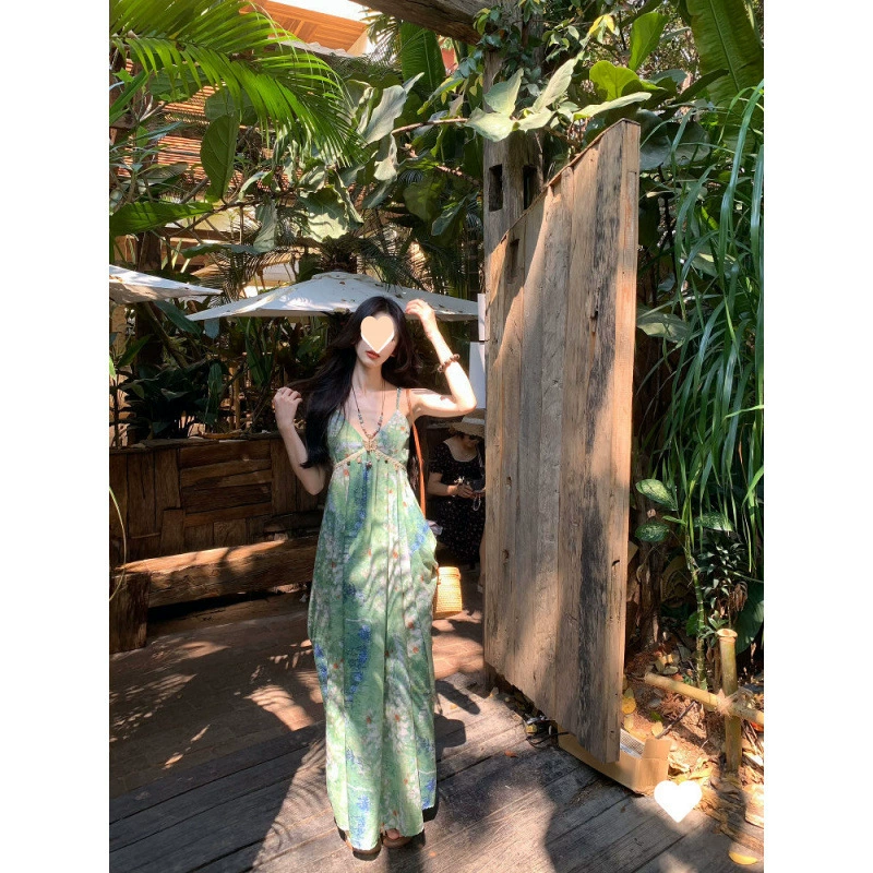 Платье «Волшебник страны Оз» на подтяжках с v-образным вырезом на талии для похудения для женщин, летний стиль отпуска