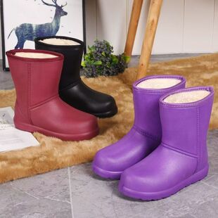 �ӽqѩ����Ь��ů�����Ӻ񶬼���ѥ��ˮ��ЬŮʿ�⴩��ĭ�p��һ�w