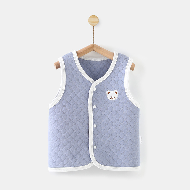 Chaleco de bebé primavera y otoño ropa exterior chaleco de bebé recién nacido otoño e invierno chaleco pequeño chaleco niños y niñas chaleco infantil