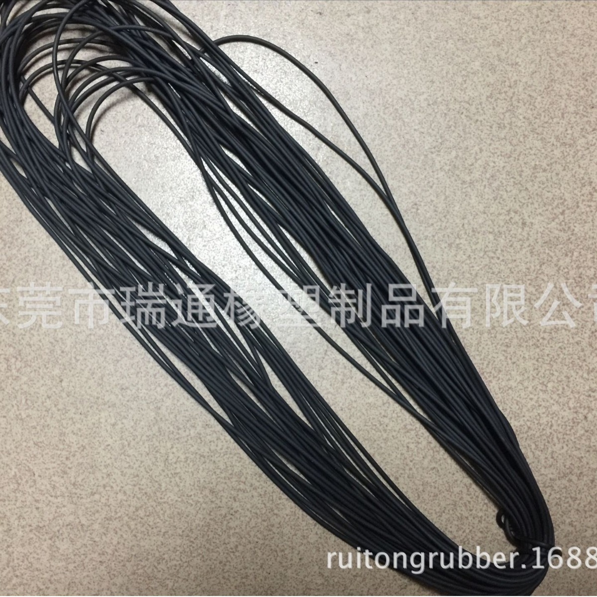 厂家直销TPE弹力绳子TPE2MM实心绳热塑性弹性体绳子吊牌绳子