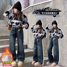 女童春秋冬款洋气毛衣女孩打底衫中大儿童加厚针织时髦上衣潮