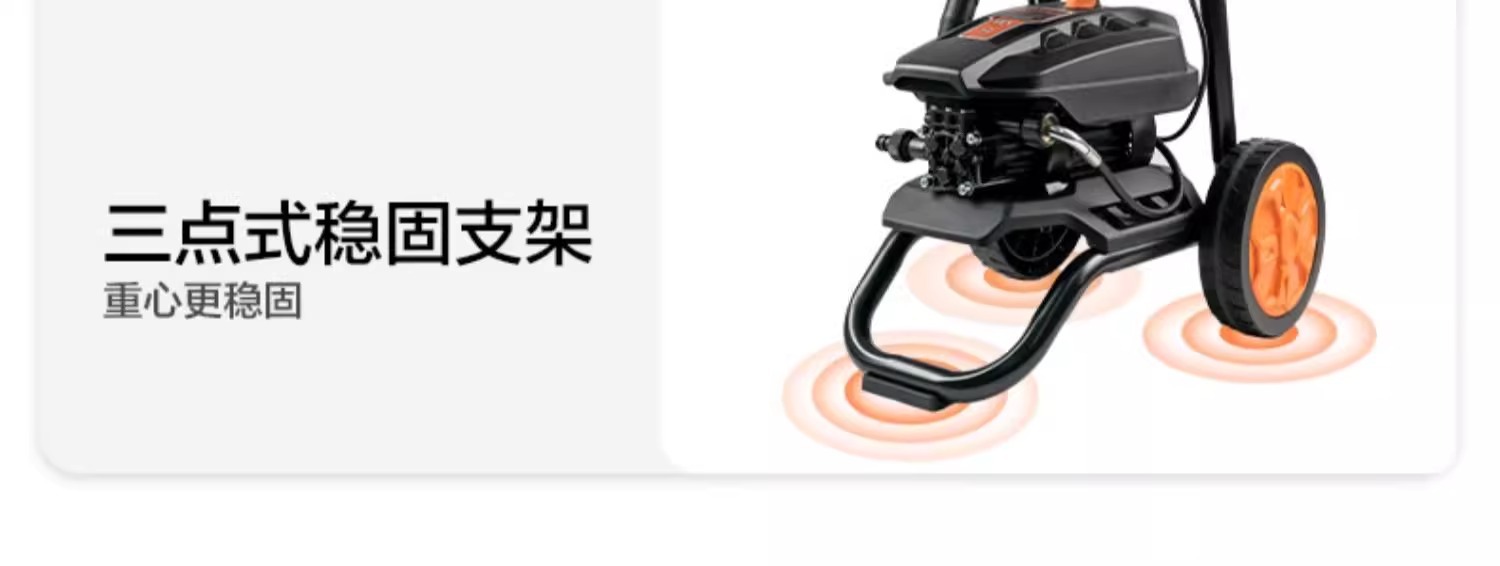 Yili car washing machine 5310 ultra-high pressure high-power cart washing machine water gun head car washing water pump head household artifact