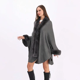 披肩;女式针织衫;大码毛呢外套