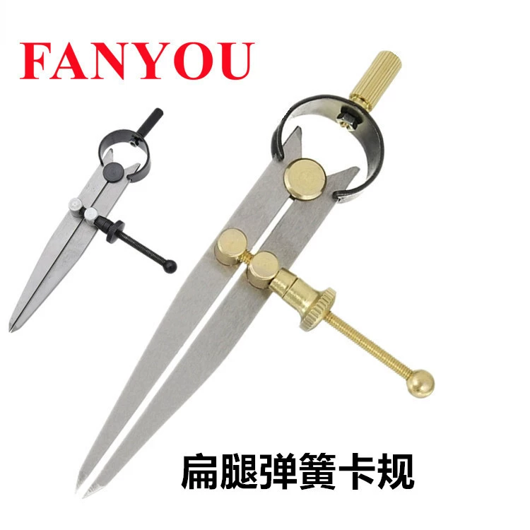 Fanйou собственного производства плоская пружина маркировочный датчик расстояния компасы измерительная карта измеритель растительного дубления кожаный держатель края измеритель