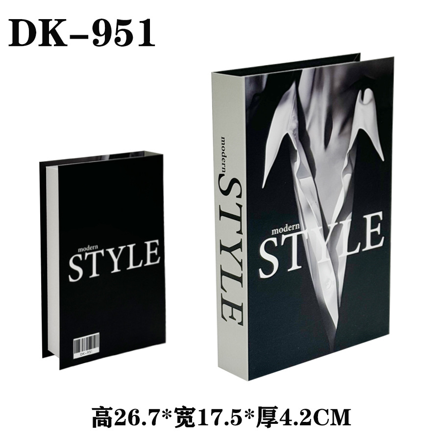 Libros falsos plegables estilo nórdico/INS, props de fotografía, decoración suave, muestra de fábrica