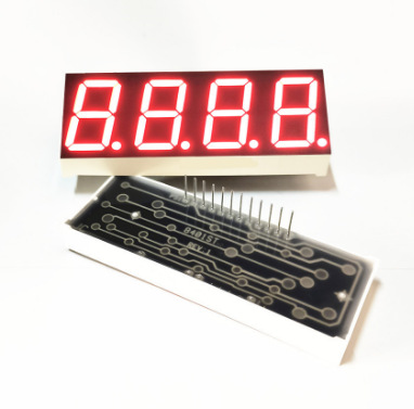 0.8英寸4位单边脚数码管8401AS/8401BS单排脚数码管0.8寸