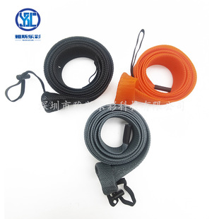 Wholesale fishing rod cover with buckle rope fishing rod protective cover sea fishing rod braided mesh cover fishing rod handle cover