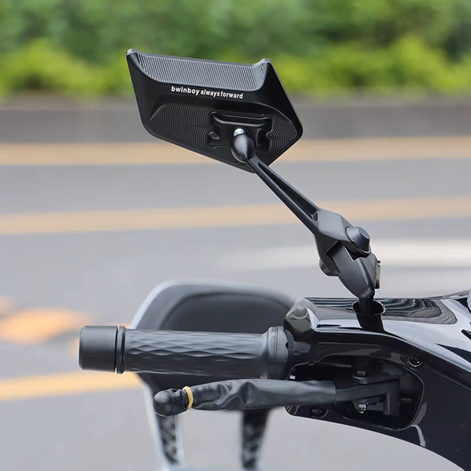Suitable for Yamaha Touring Eagle, Fu Ying, Qiao Ge, Xuying, Sai Eagle 125 Modified Blade Rearview Mirror, Reflector