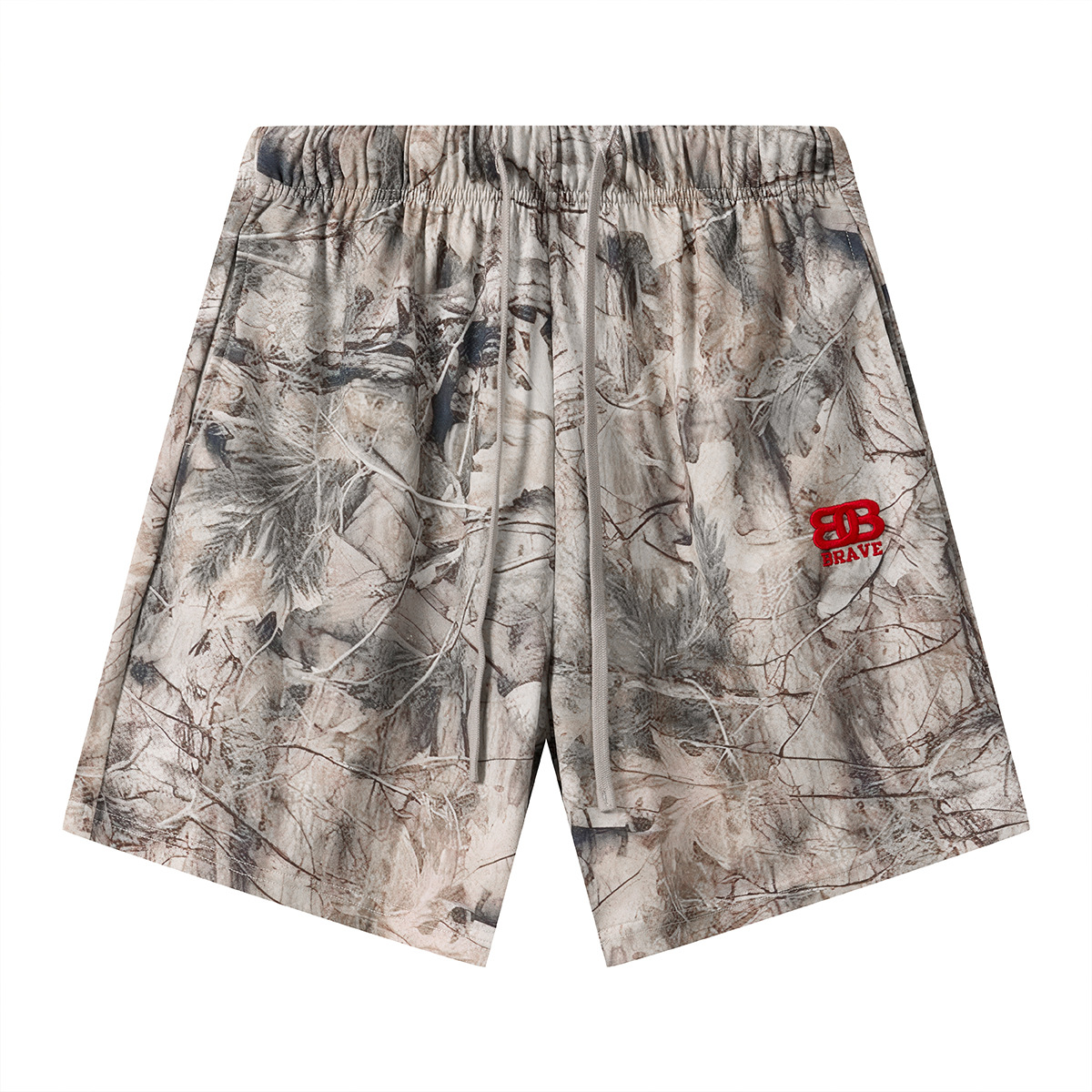 Calle secada| Verano nuevo callejero europeo y americano camuflaje bordado pantalones cortos deportivos al aire libre sueltos pantalones de secado rápido