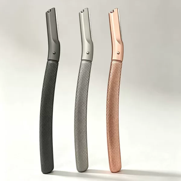 Fashionable eyebrow razor, high-end zinc alloy eyebrow trimmer, women's safe eyebrow razor, women's eyebrow trimming tool set, cross-border micro-scale