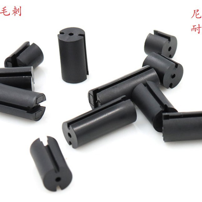 供应三孔直径6X9MM led双色灯座 led间隔柱 尼龙隔离三孔灯柱 白