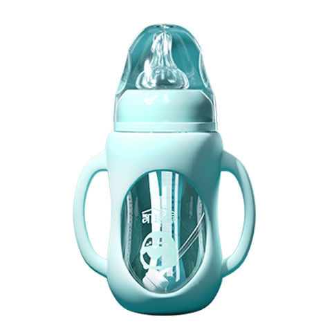 玻璃奶瓶新生儿两用鸭嘴水杯婴儿童用品宝宝奶瓶套装厂家批发定制