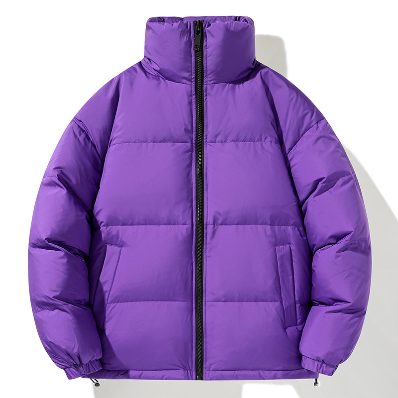 Nuevo estándar nacional de 90 blanco para hombres grueso chaqueta púrpura chaqueta antifría transfronteriza ropa de trabajo chaqueta de pluma personalizada