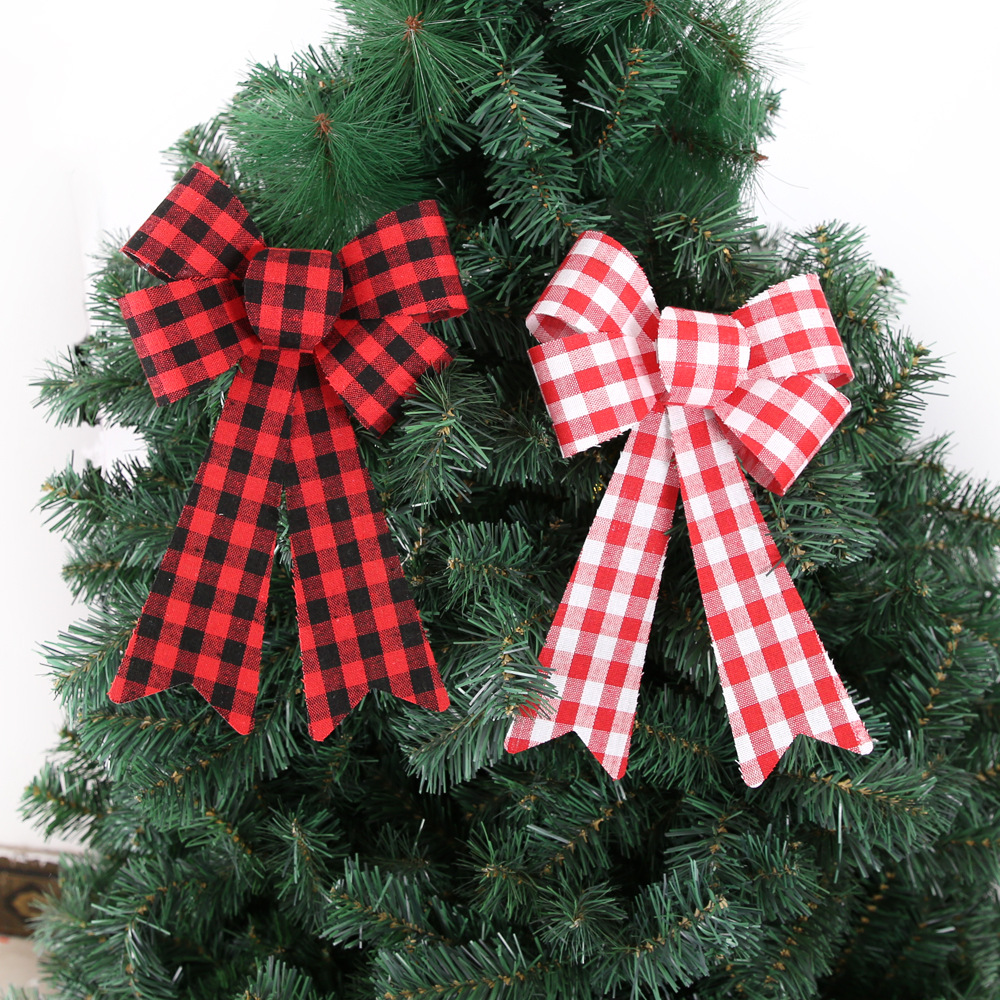 Weihnachtsbogen Trompete PVC Hahnentritt Weihnachtsbaum Dekoration Erkerfenster Mall Urlaub Atmosphäre Layout_voghion.com