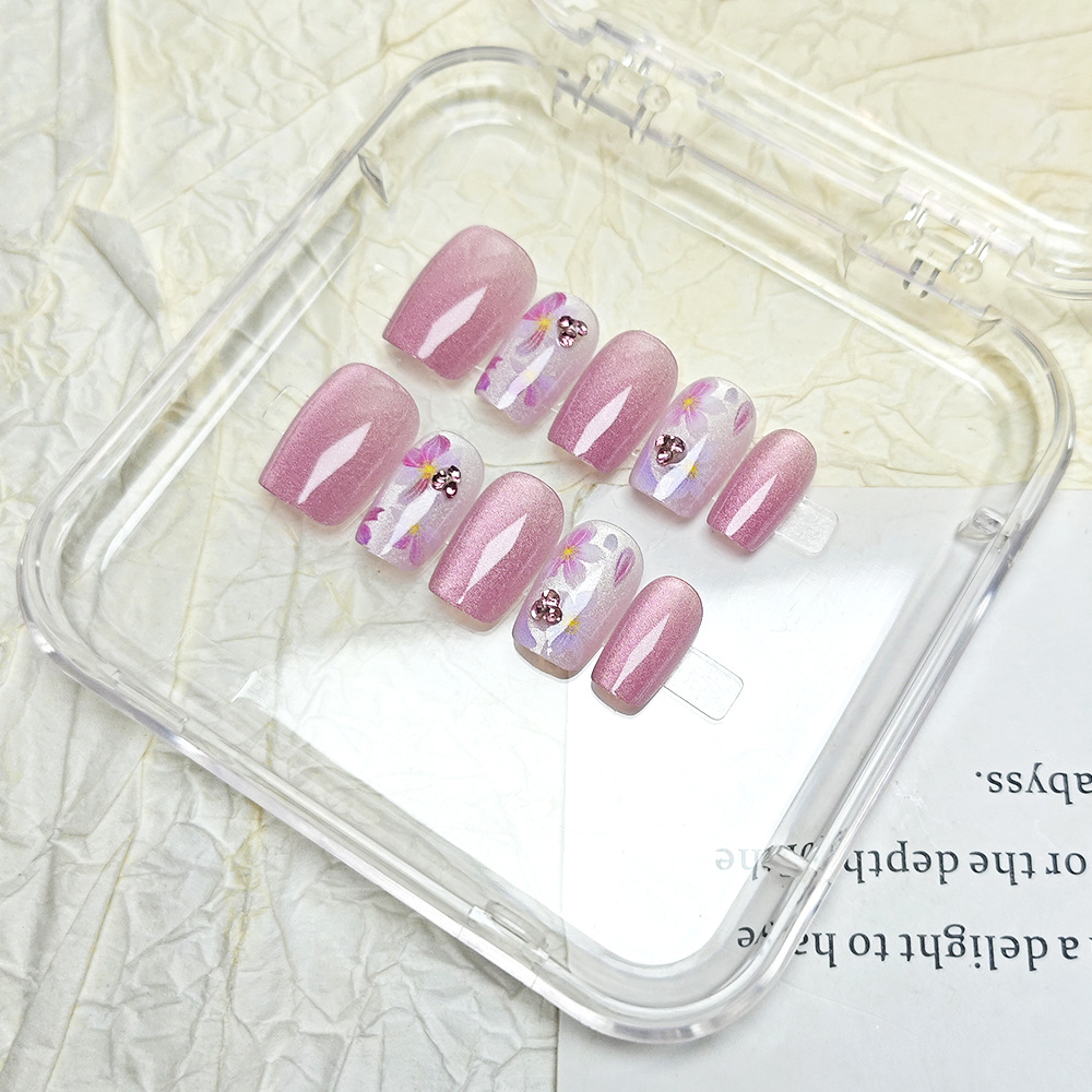 10 piezas de parche de uñas decodificadas, pequeño libro rojo, venta al por mayor de piezas de uñas, fototerapia hecha a mano, usar uñas