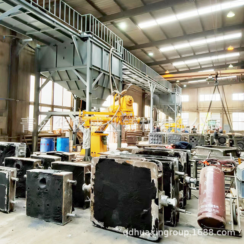 青岛华鑫克斯顿 呋喃树脂砂线 树脂砂翻新线  铸钢自动铸造线